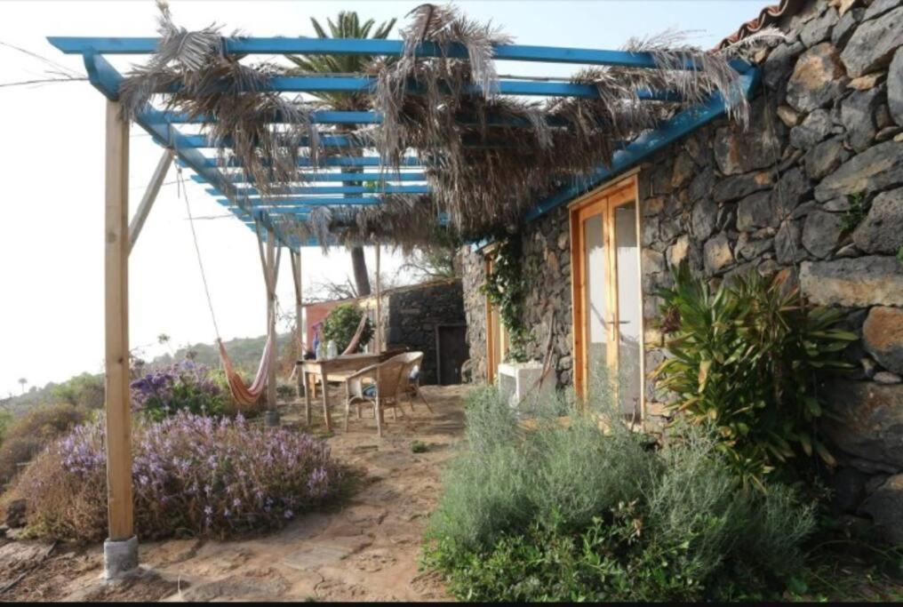 Villa Casita En El Campo Con Vista Al Oceano Tijarafe Exterior foto