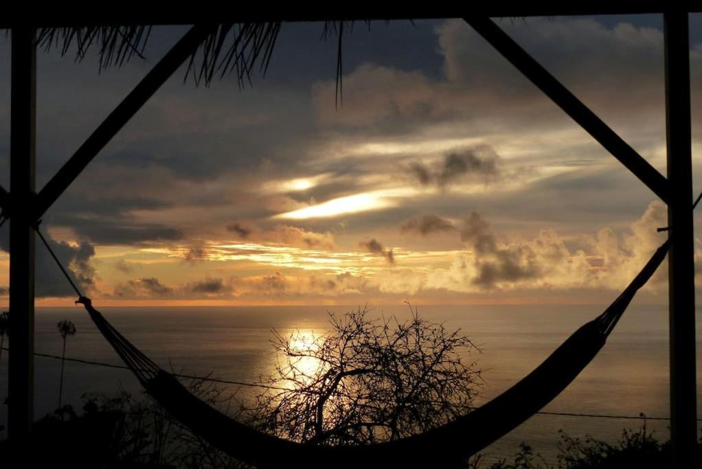 Villa Casita En El Campo Con Vista Al Oceano Tijarafe Exterior foto