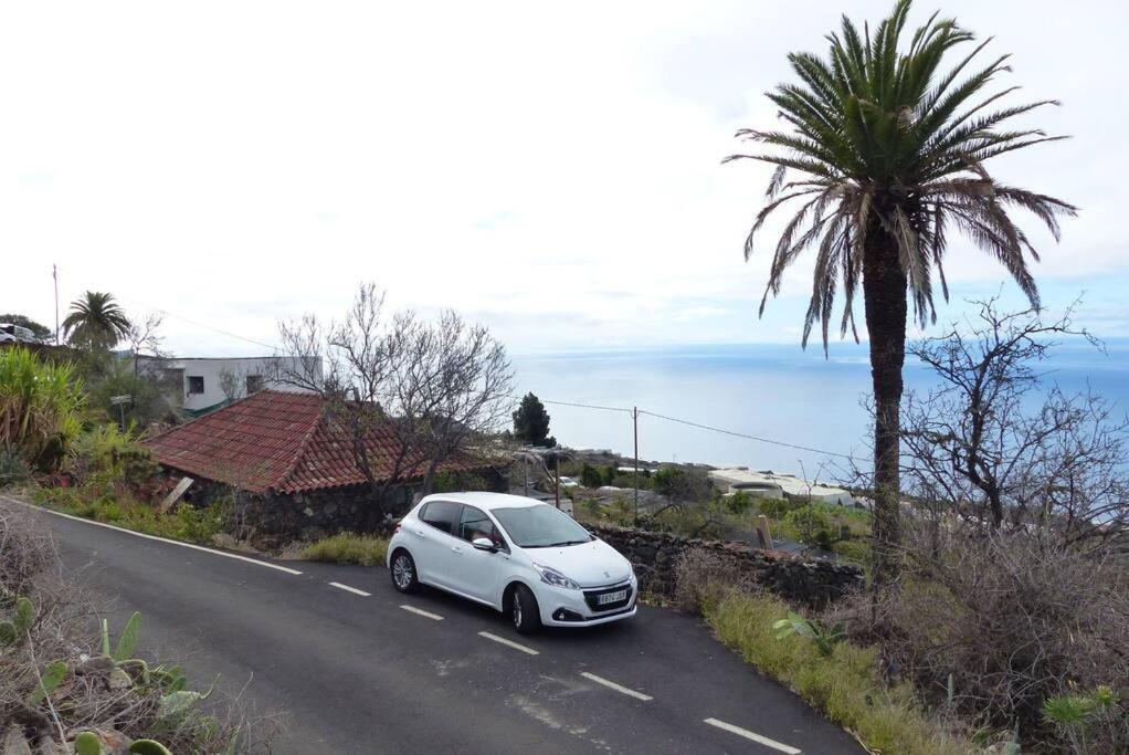 Villa Casita En El Campo Con Vista Al Oceano Tijarafe Exterior foto