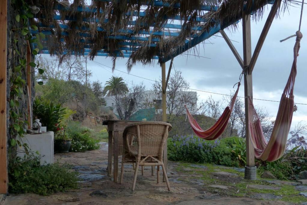 Villa Casita En El Campo Con Vista Al Oceano Tijarafe Exterior foto