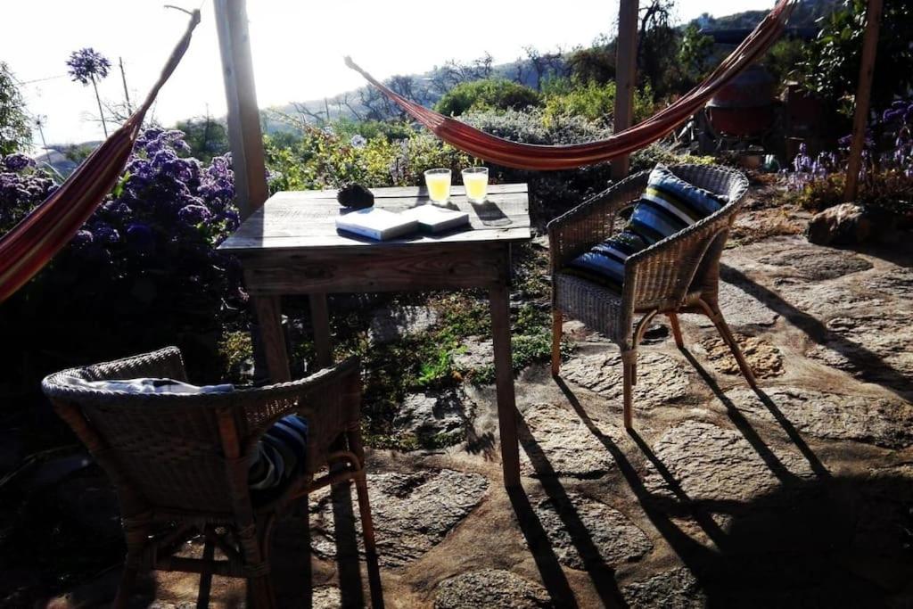 Villa Casita En El Campo Con Vista Al Oceano Tijarafe Exterior foto