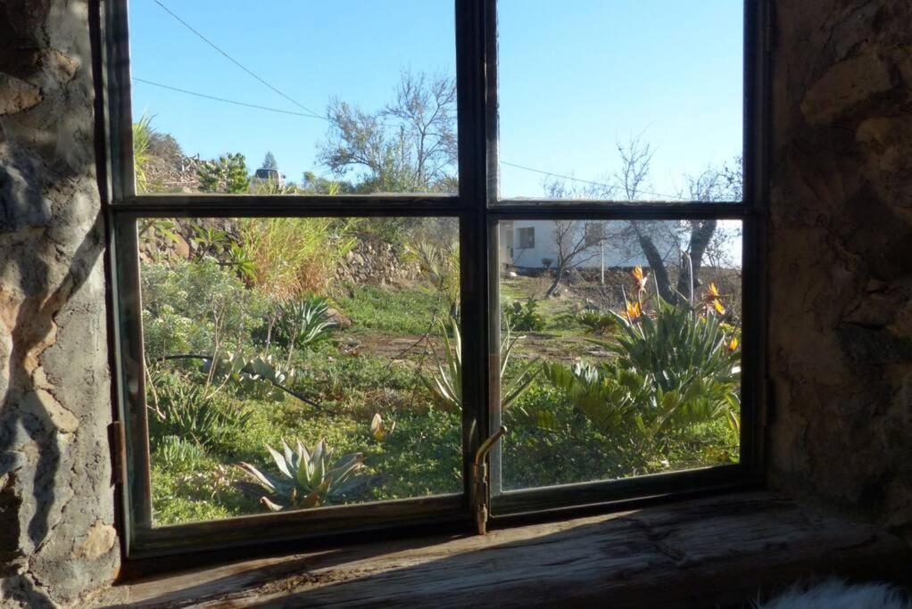 Villa Casita En El Campo Con Vista Al Oceano Tijarafe Exterior foto